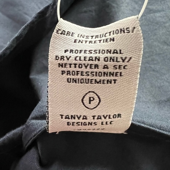Tanya Taylor Nora Top Navy Size 0 NEW - Picture 10 of 10
